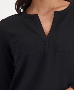 Dames longsleeve zwart