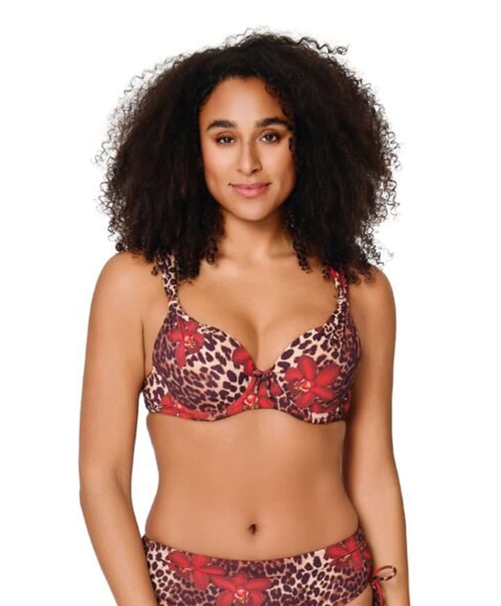 Dames bikinitop rood