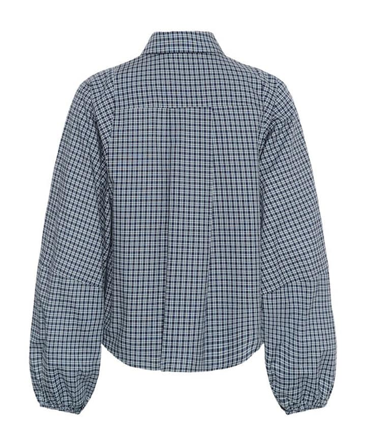 Dames blouse blauw