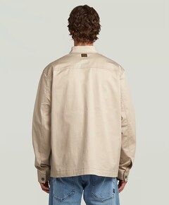 Heren overshirt beige