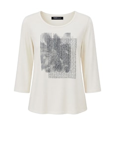 Dames longsleeve blauw