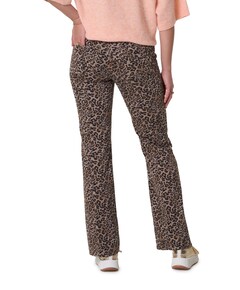 Bootcut Slim broek beige