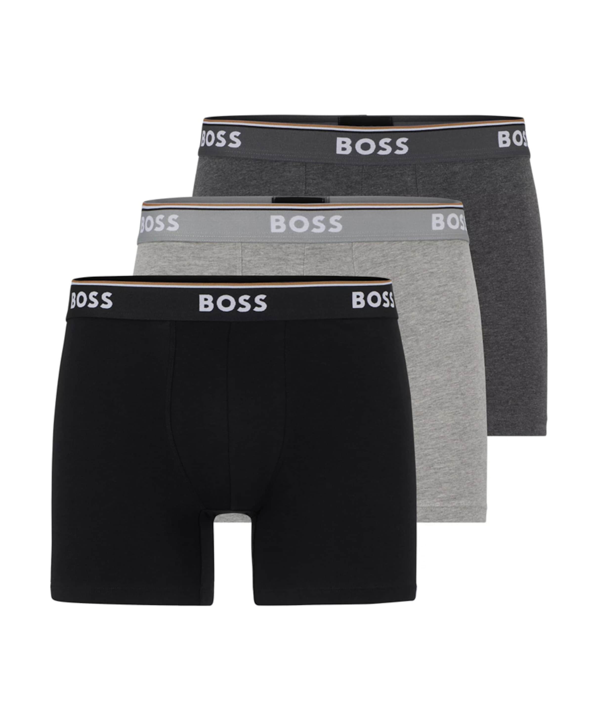 Heren boxershort grijs