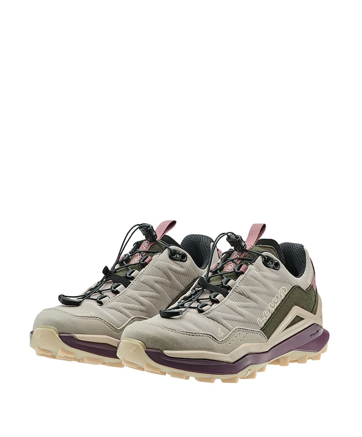 Maddox Pro GTX Lo SL Ws dames wandelschoenen beige