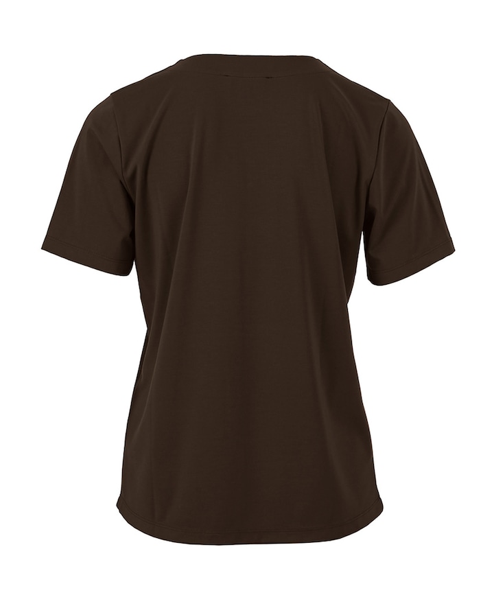Dames t-shirt bruin