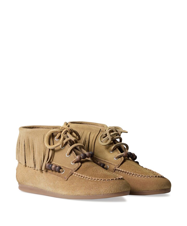 Native high loafer dames loafers beige