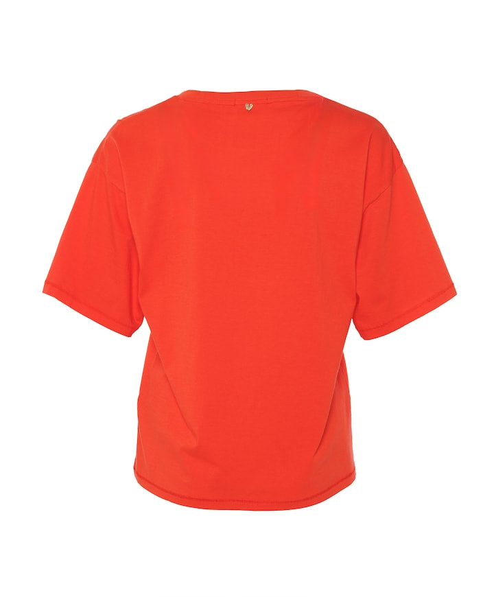Dames T-shirt oranje