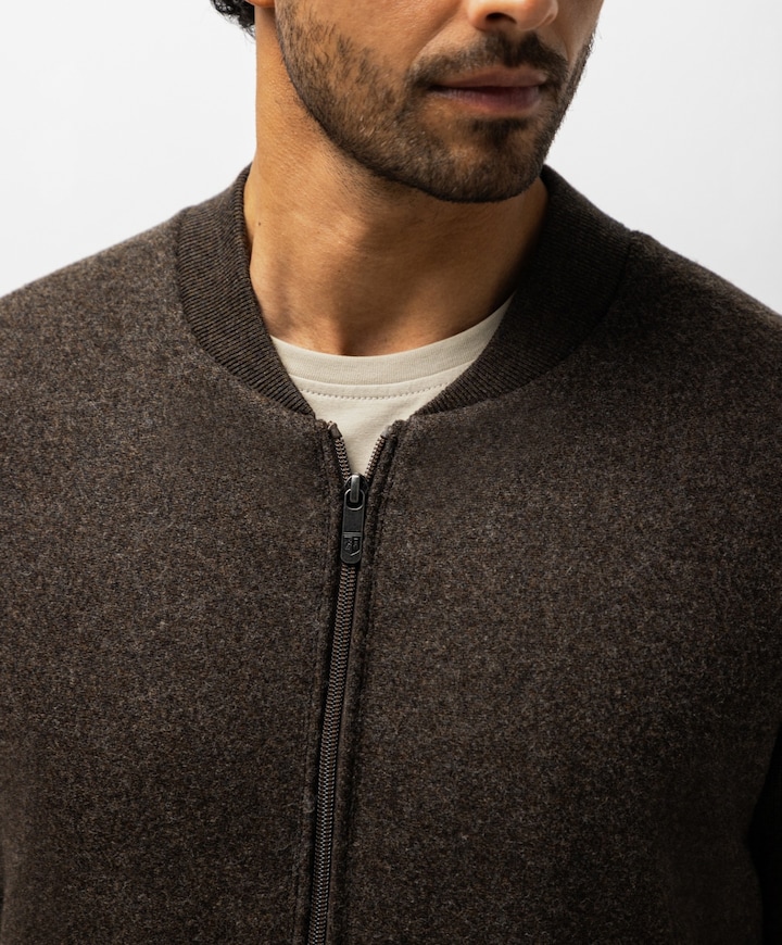 Heren vest bruin