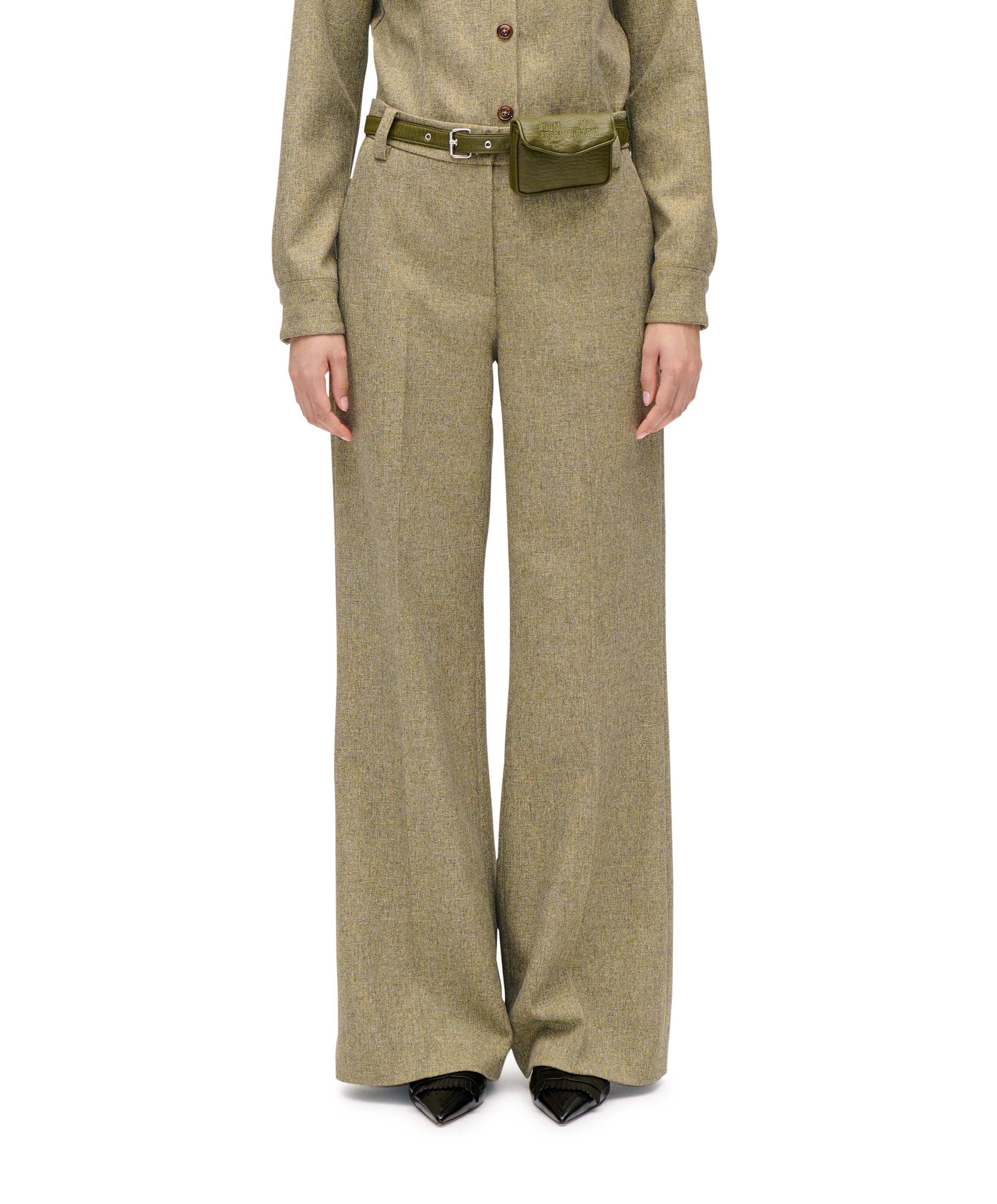 NILE dames broek geel