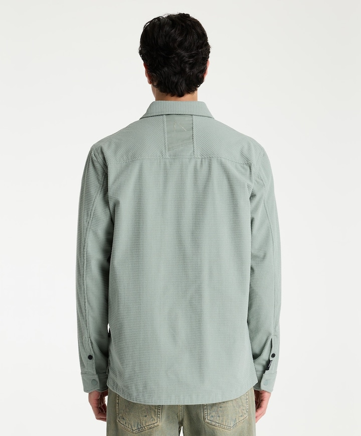 Heren overshirt groen