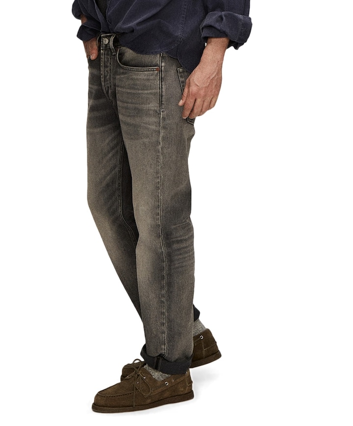 RIDGE HUNTER heren jeans grijs