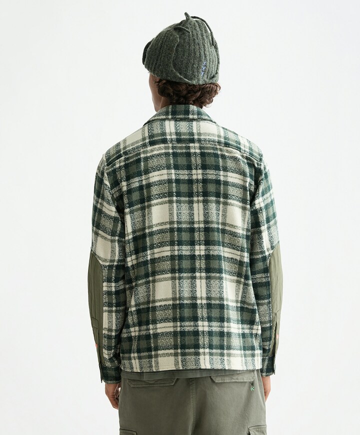 Overhemd lange mouw groen