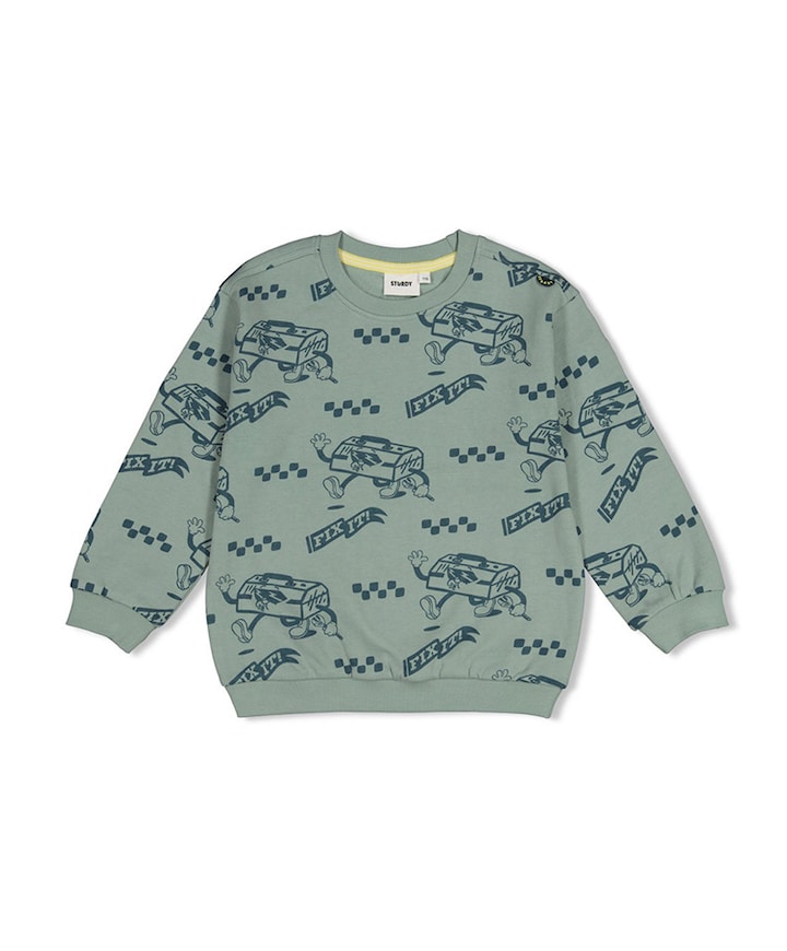 Jongens sweater groen