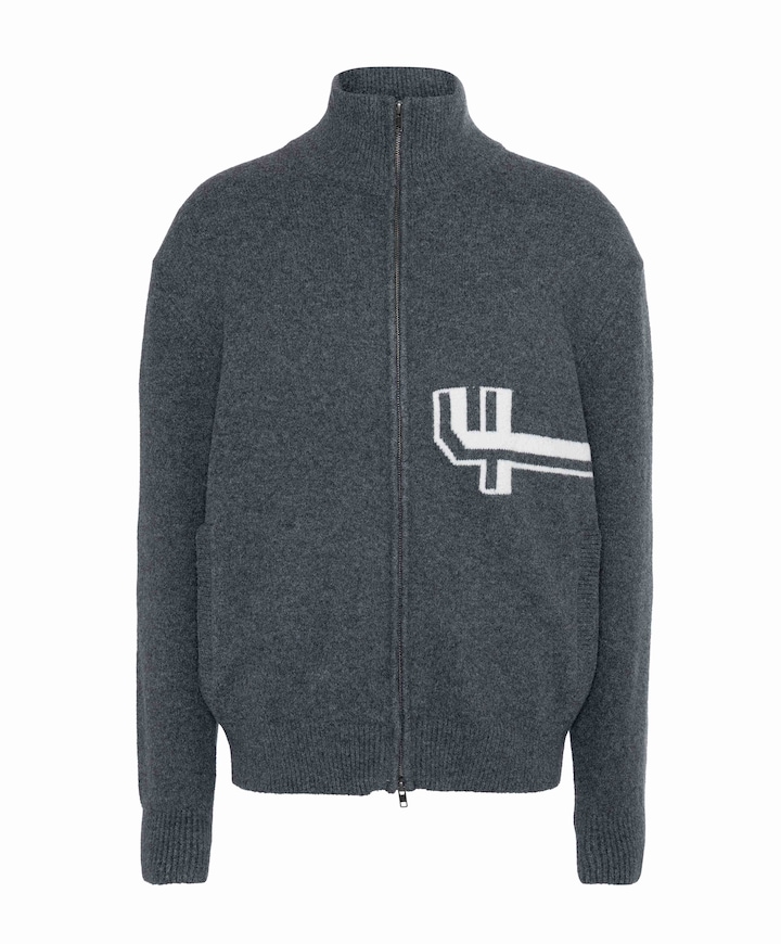 Heren vest grijs
