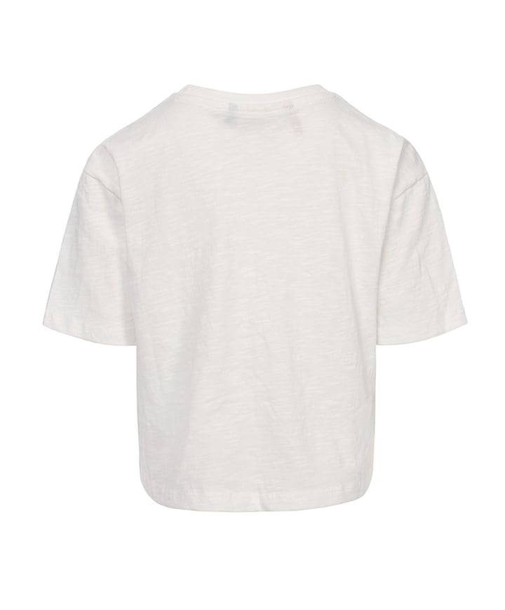 Meisjes t-shirt ecru