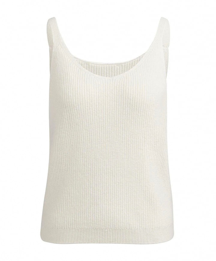 Dames top ecru