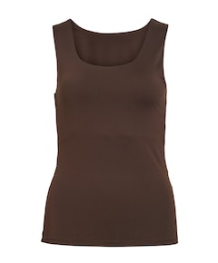 Dames top bruin