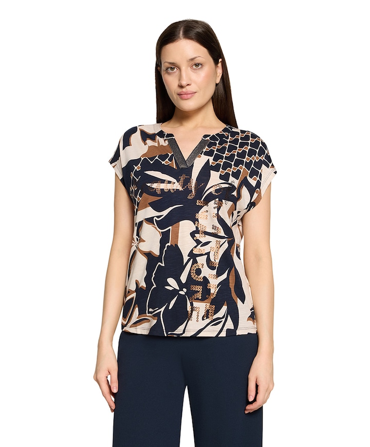 Dames T-shirt blauw
