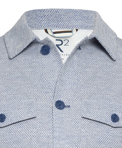 Heren overshirt blauw