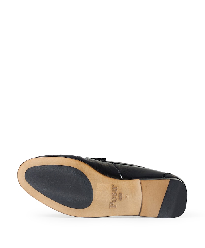 Penny loafers zwart