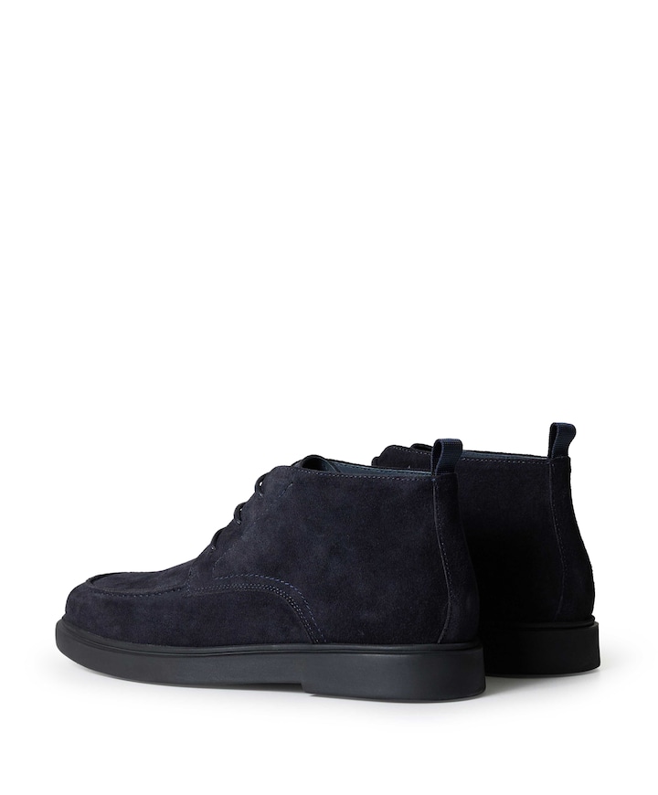 heren veterboots blauw