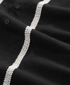 Heren overhemd lange mouw zwart