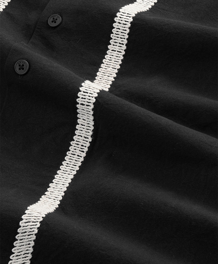 Heren overhemd lange mouw zwart