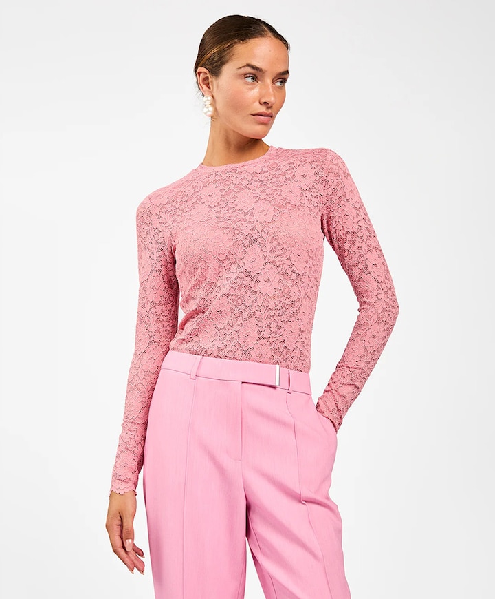 Dames top roze