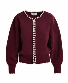 Dames vest bordeaux