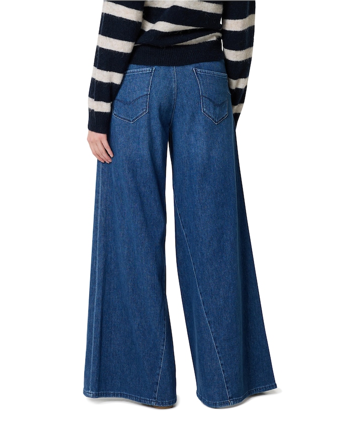 WIDE dames jeans blauw