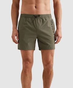 AIRFRAME BIG LOGO PRINT heren zwembroek groen