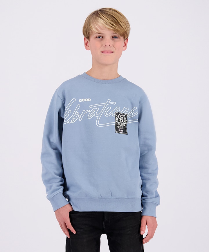 Jongens sweater blauw