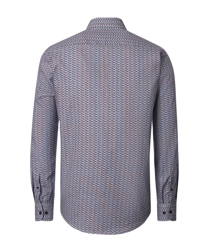 Overhemd lange mouw blauw