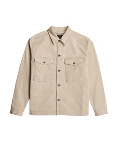 Heren overshirt beige