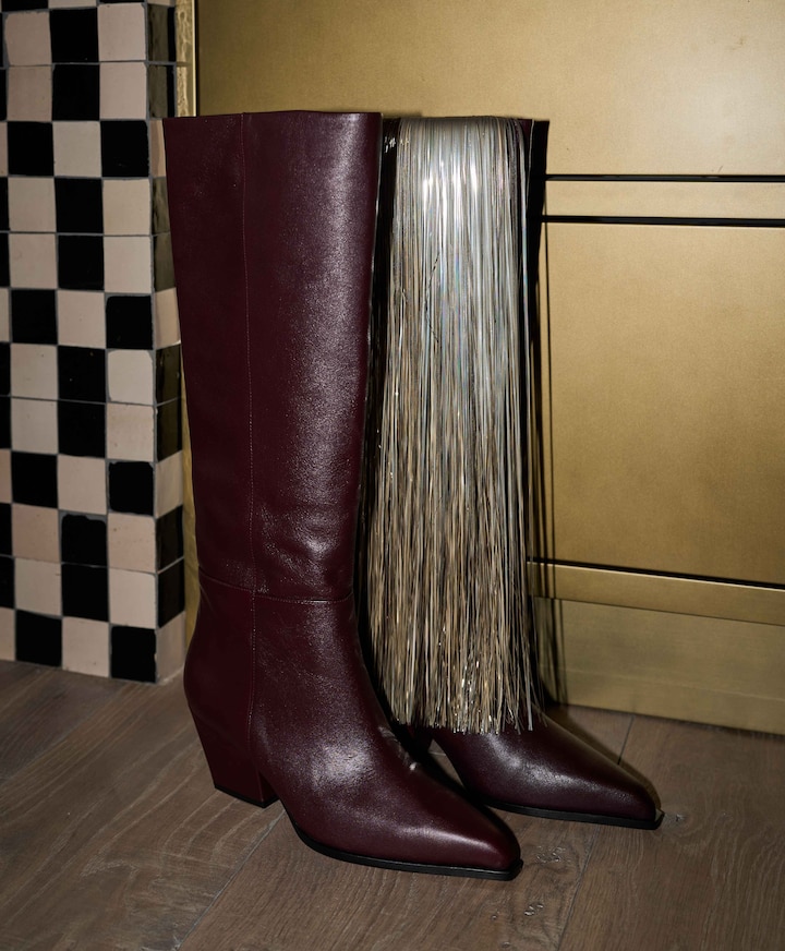 dames laarzen bordeaux