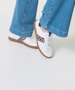 Women Lace-up dames sneakers wit