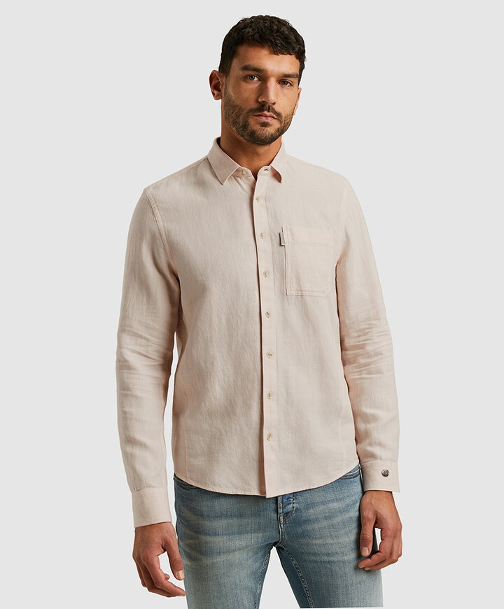 Overhemd lange mouw roze