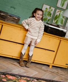 Fancy Paperbag korte broek beige