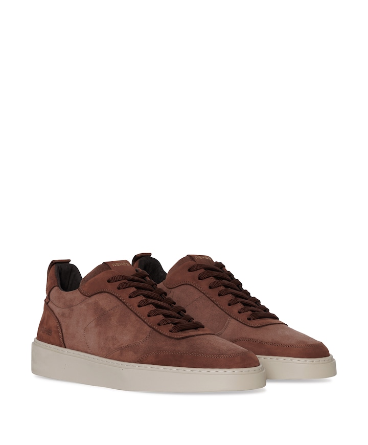 OLIVER MID SUE NUB heren sneakers bruin