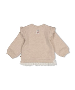 Meisjes trui beige