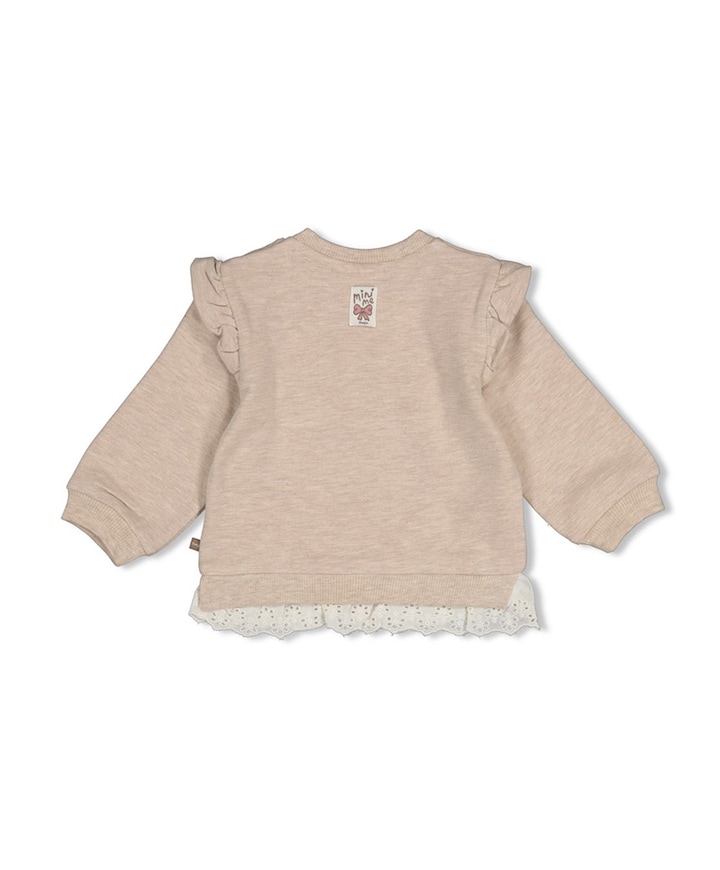 Meisjes trui beige