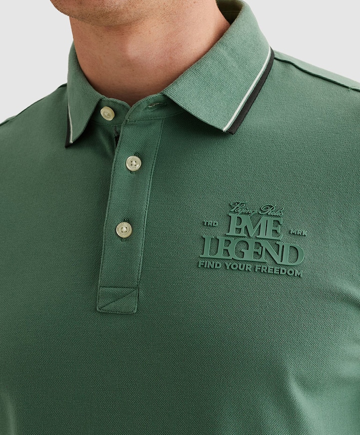 Heren polo groen