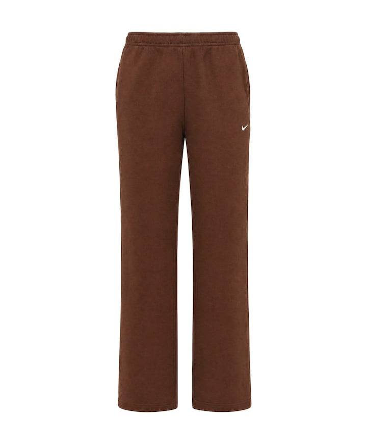 Nike Studio Fleece Women's Mid-rise dames trainingsbroek bruin