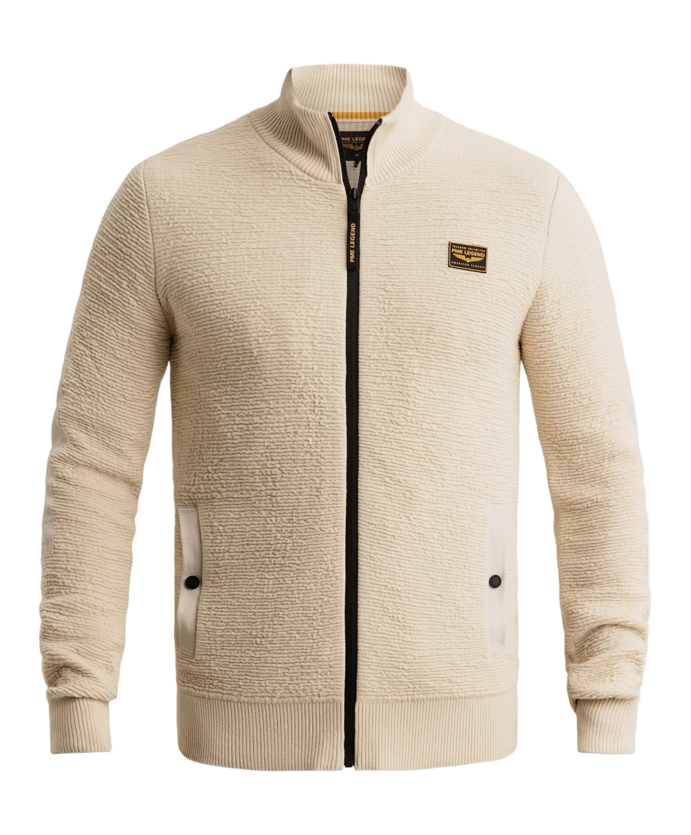 Heren vest ecru