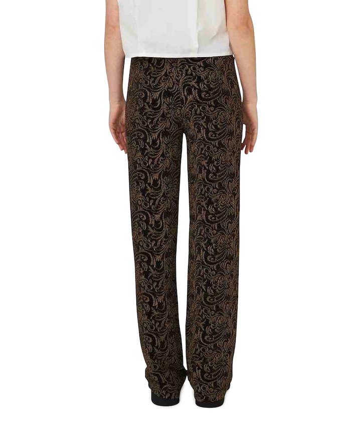 Sparkling Jersey broek goud