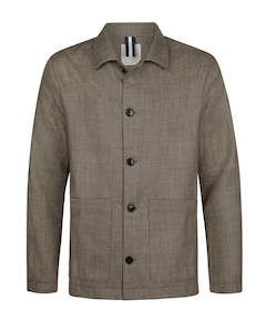 Heren overshirt bruin