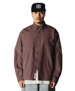 Heren overshirt bruin