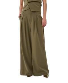 MWHace Sille High Wide dames broek groen