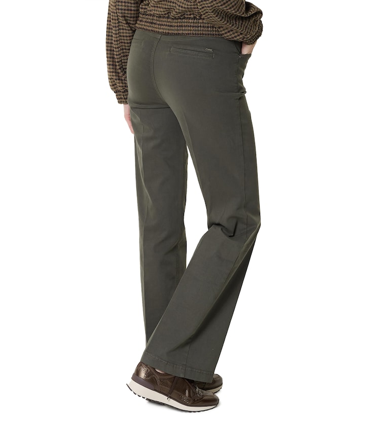 Pull On Slim dames broek groen
