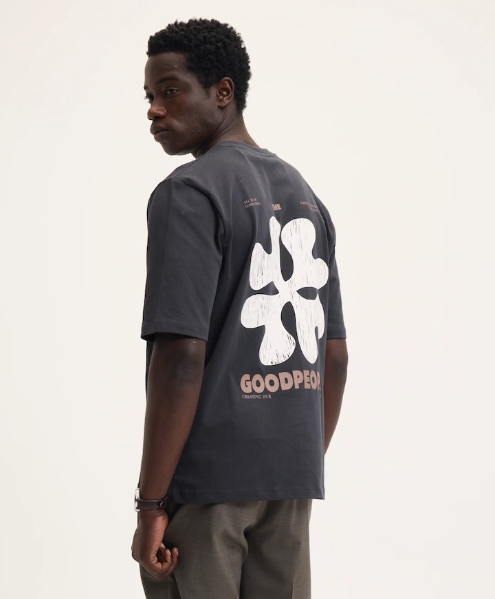 Heren T-shirt grijs